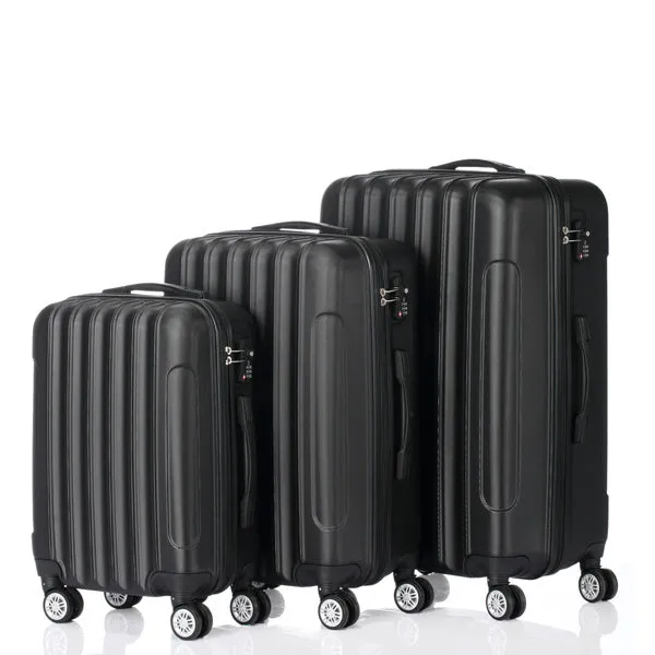 3-in-1 Multifunctional Large Capacity Traveling Storage Suitcase Black