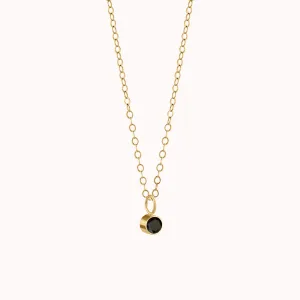 Black Onyx Charm Necklace