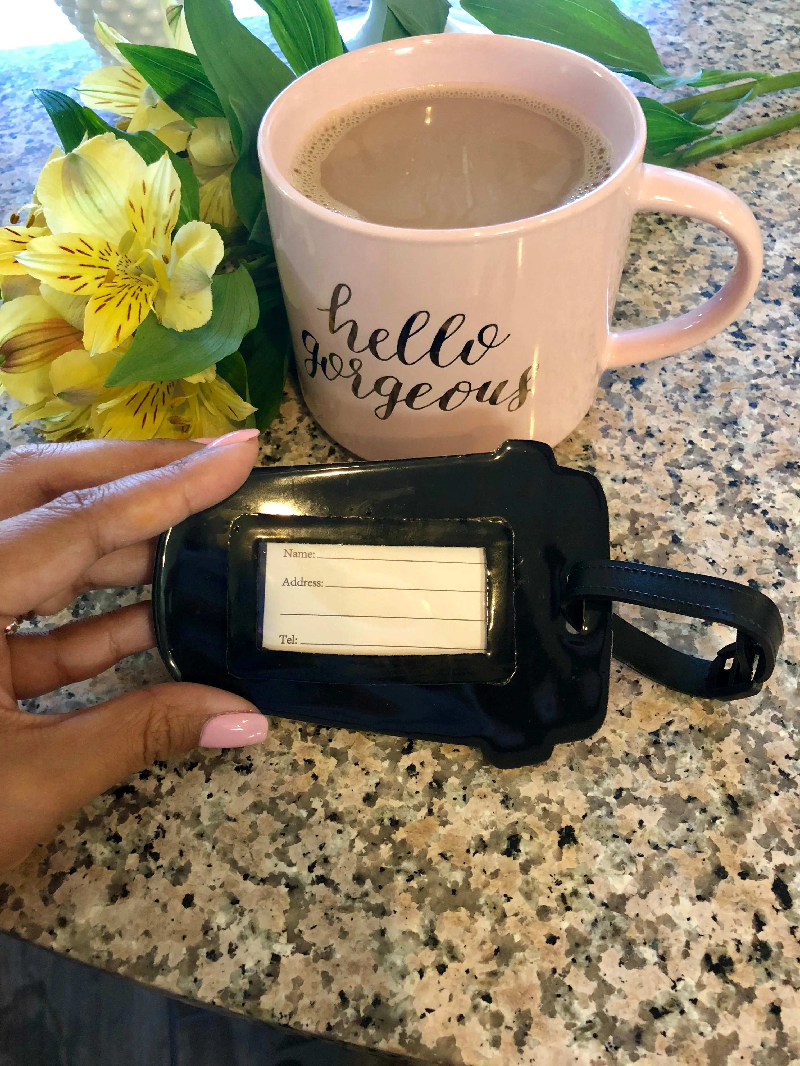 But First, Coffee Luggage Tag