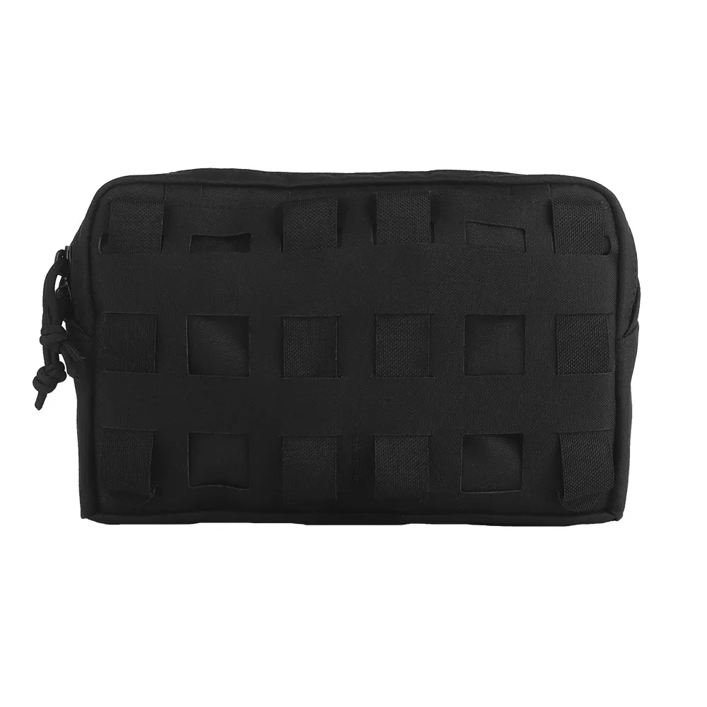 Cargo universal pocket 6x3 Laser Cut Horizontal Black