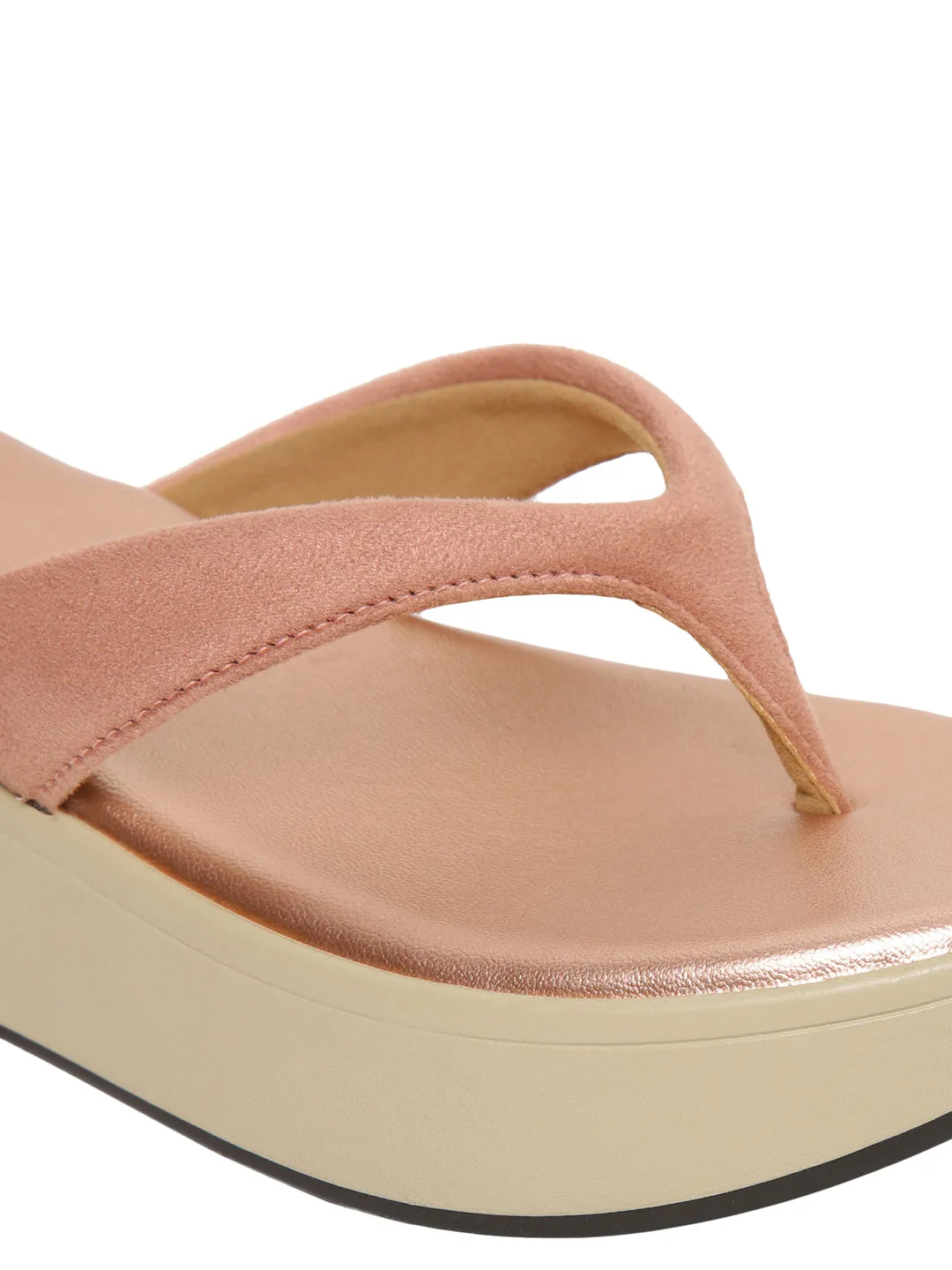 Catherine Pink Flatform Heels