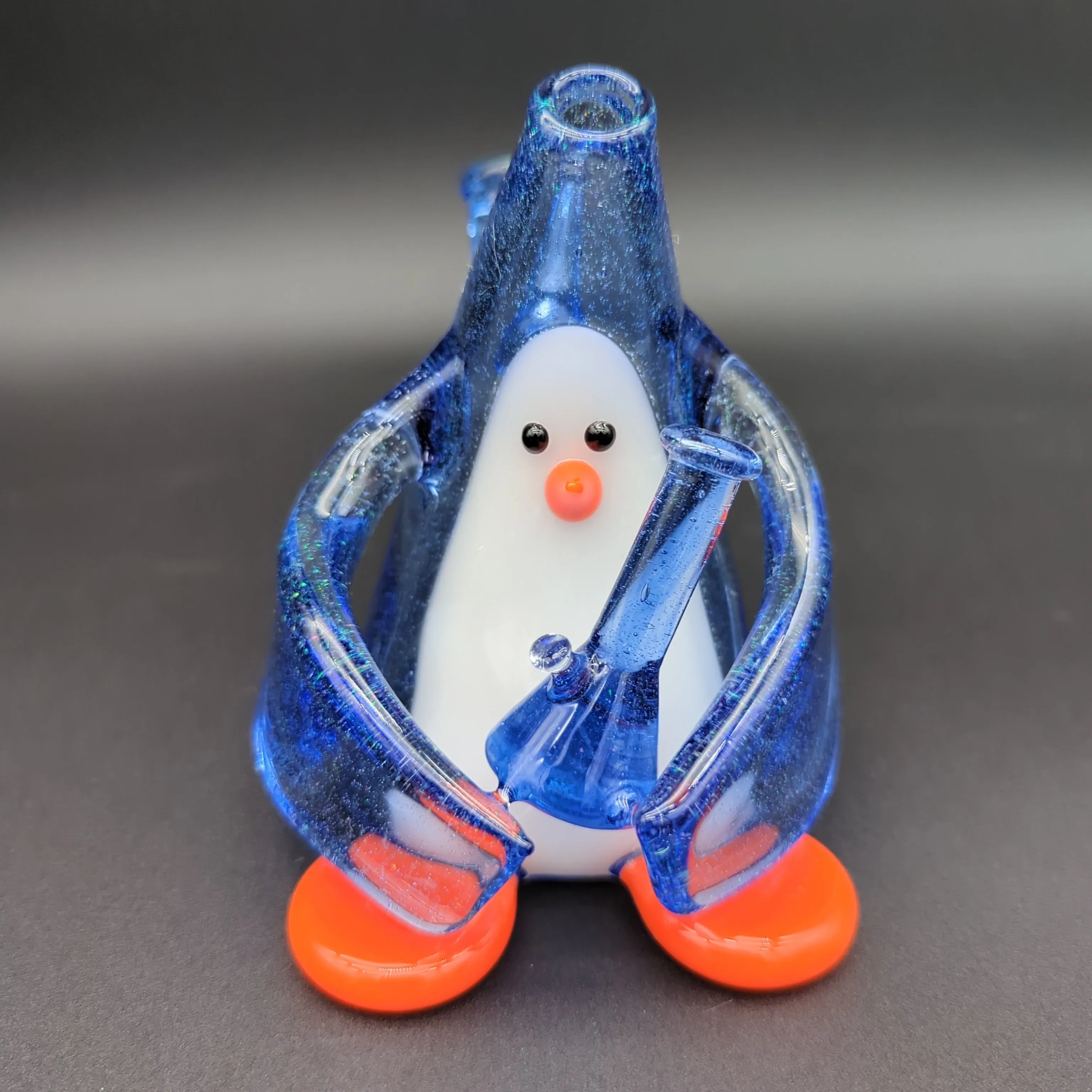 Chaka Glass Crushed Opal Penguin Dab Rig