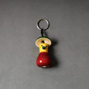 Channapatna Handcrafted Wooden Keychain