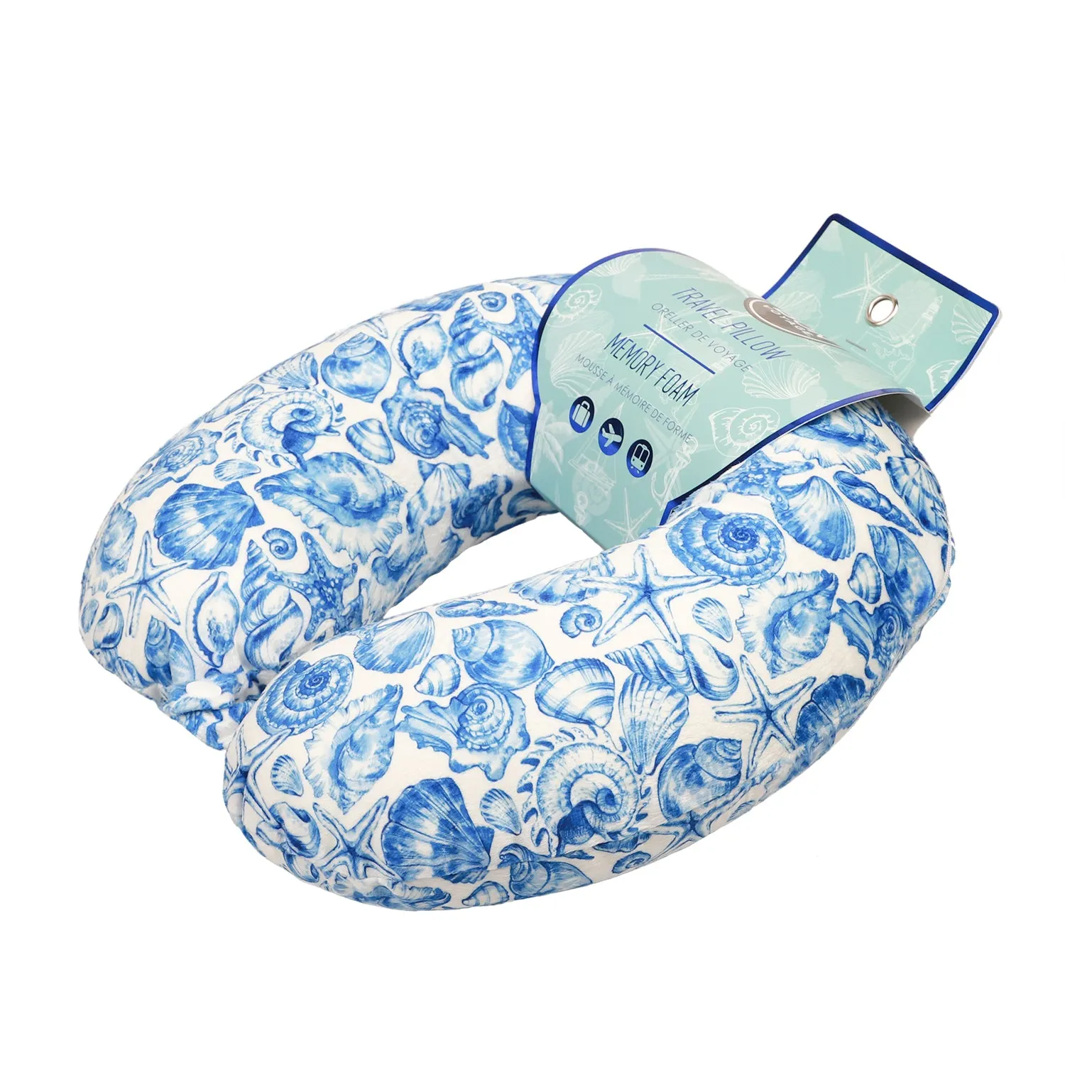 Coast Memory Foam Travel Neck Pillow - Blues