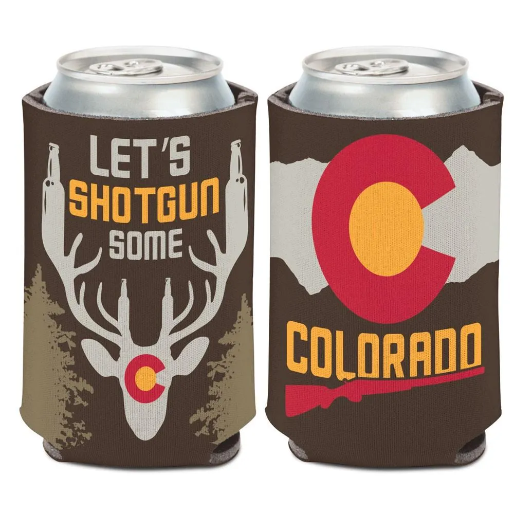 Colorado "Let's Shotgun Some" Deer WinCraft Neoprene Drink Can Cooler