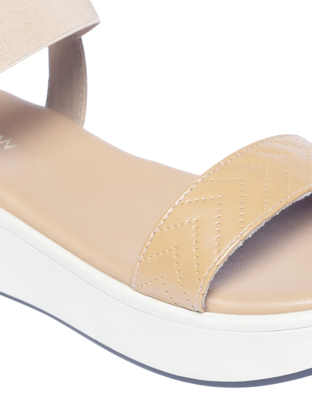 Dallis Tan Flatform Heels