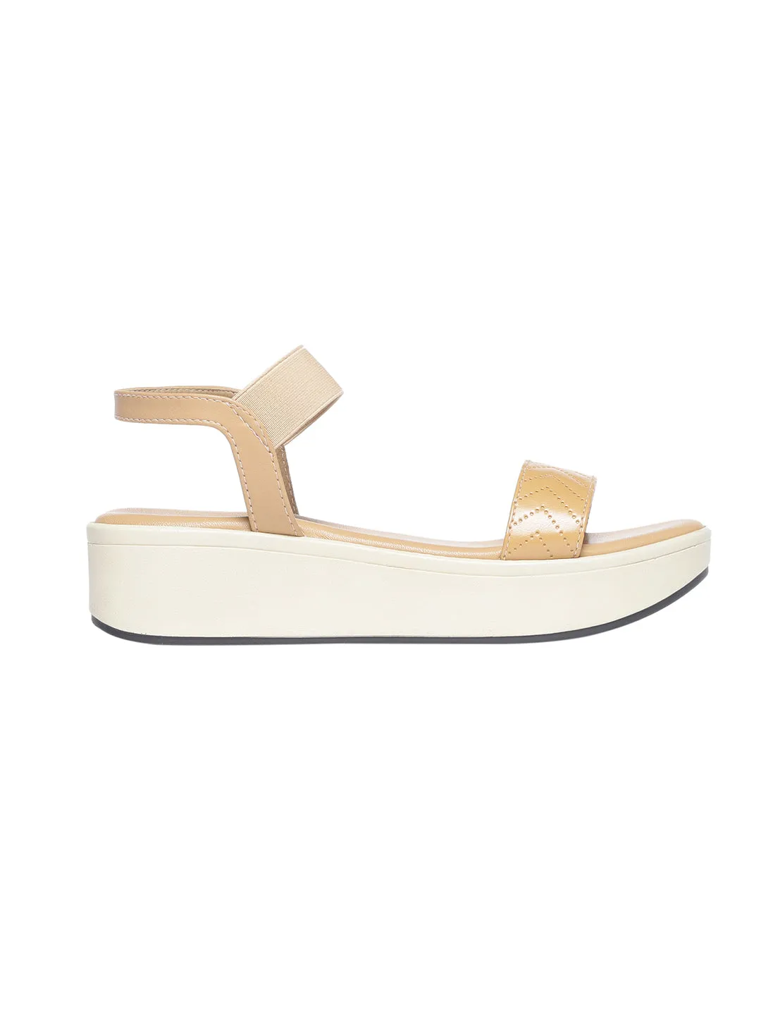 Dallis Tan Flatform Heels