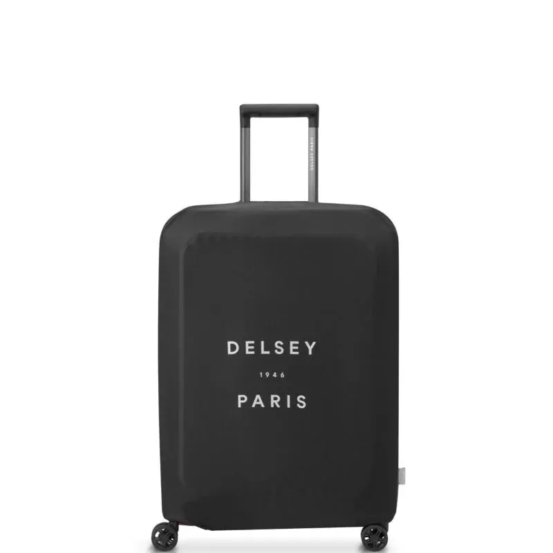 DELSEY SUITCASE LUGGAGE COVER in BLACK