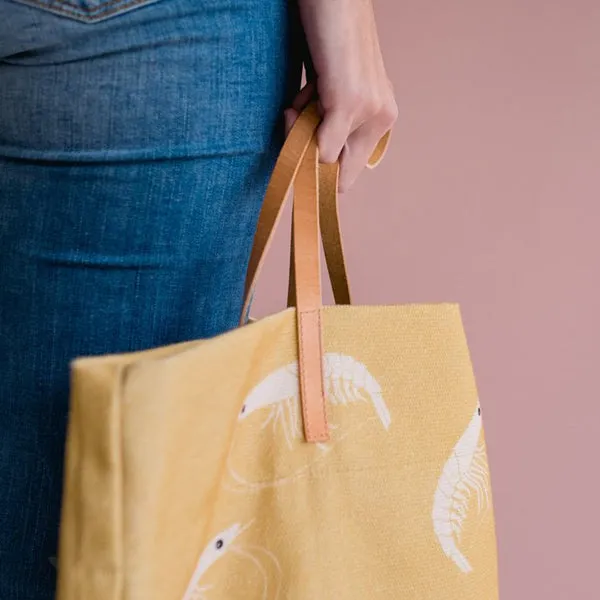 Don Fisher Atlantic Tote Bag Shrimp – Mustard