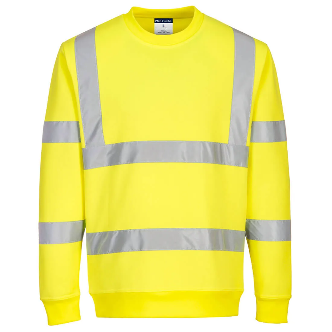 Eco Recycled Hi Vis Sweatshirt