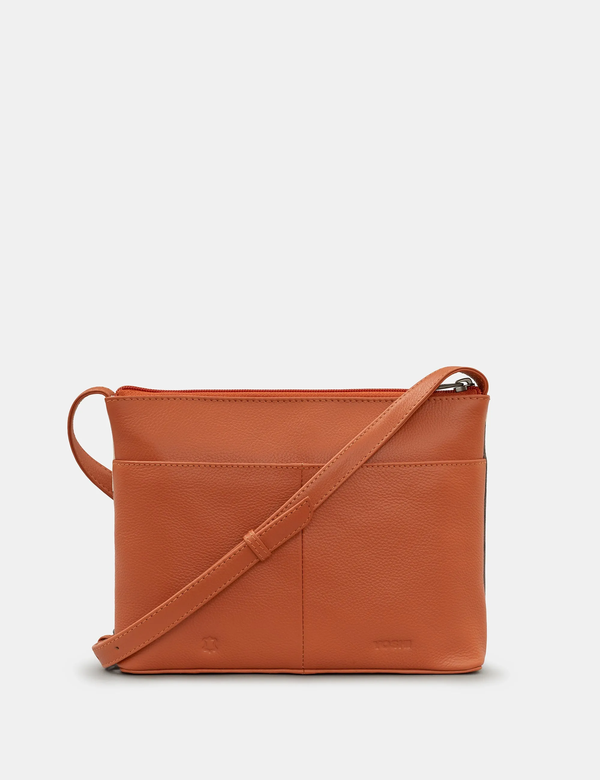 Elephant Parade Rust Leather Cross Body Bag