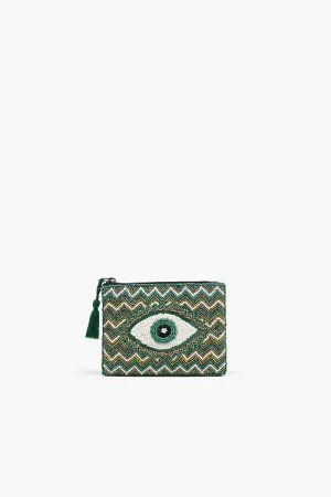 Evergreen Evil Eye Mini Pouches