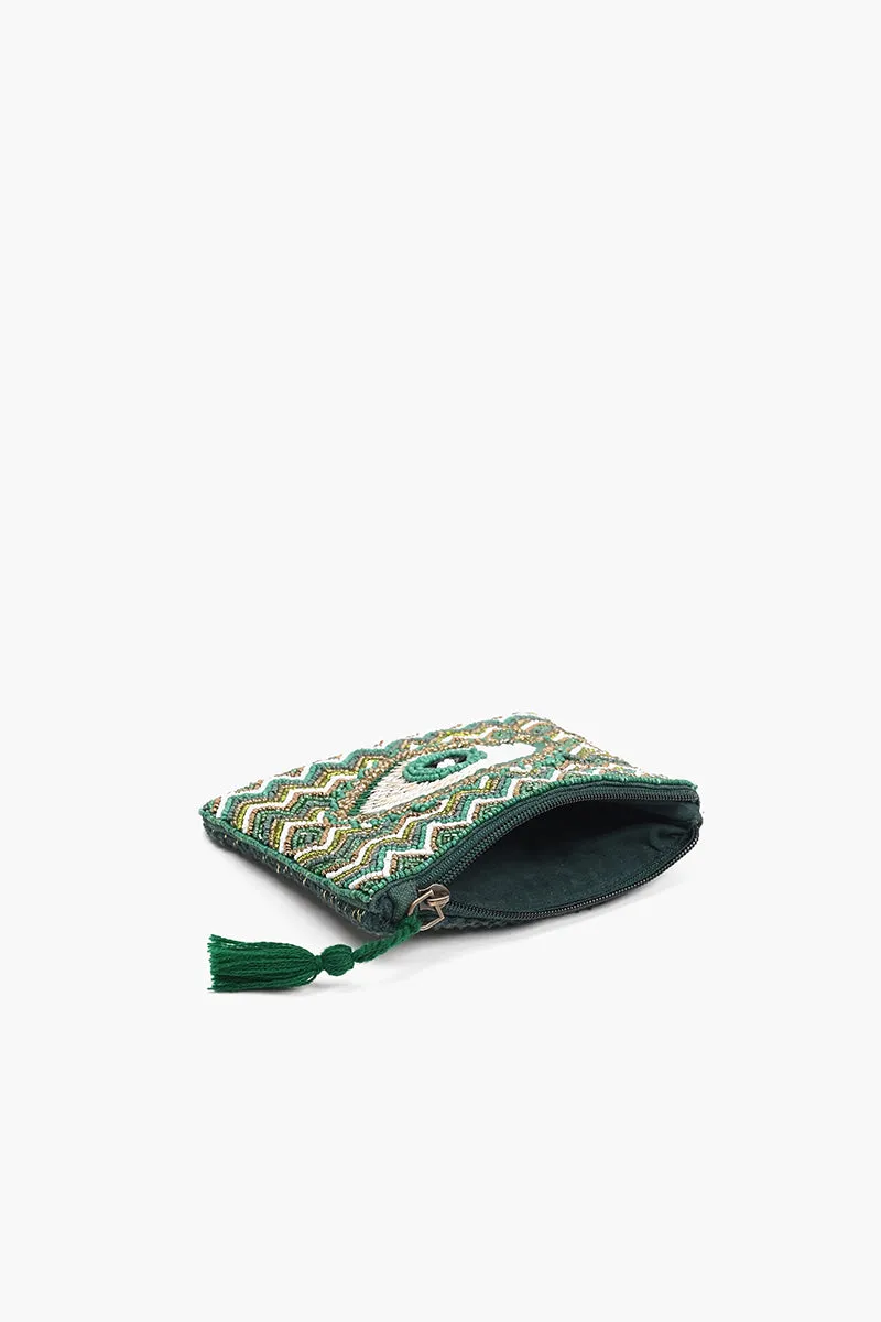 Evergreen Evil Eye Mini Pouches