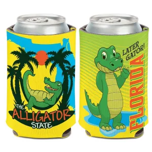 Florida "The Alligator State" Later Gator WinCraft Neoprene Drink Can Cooler