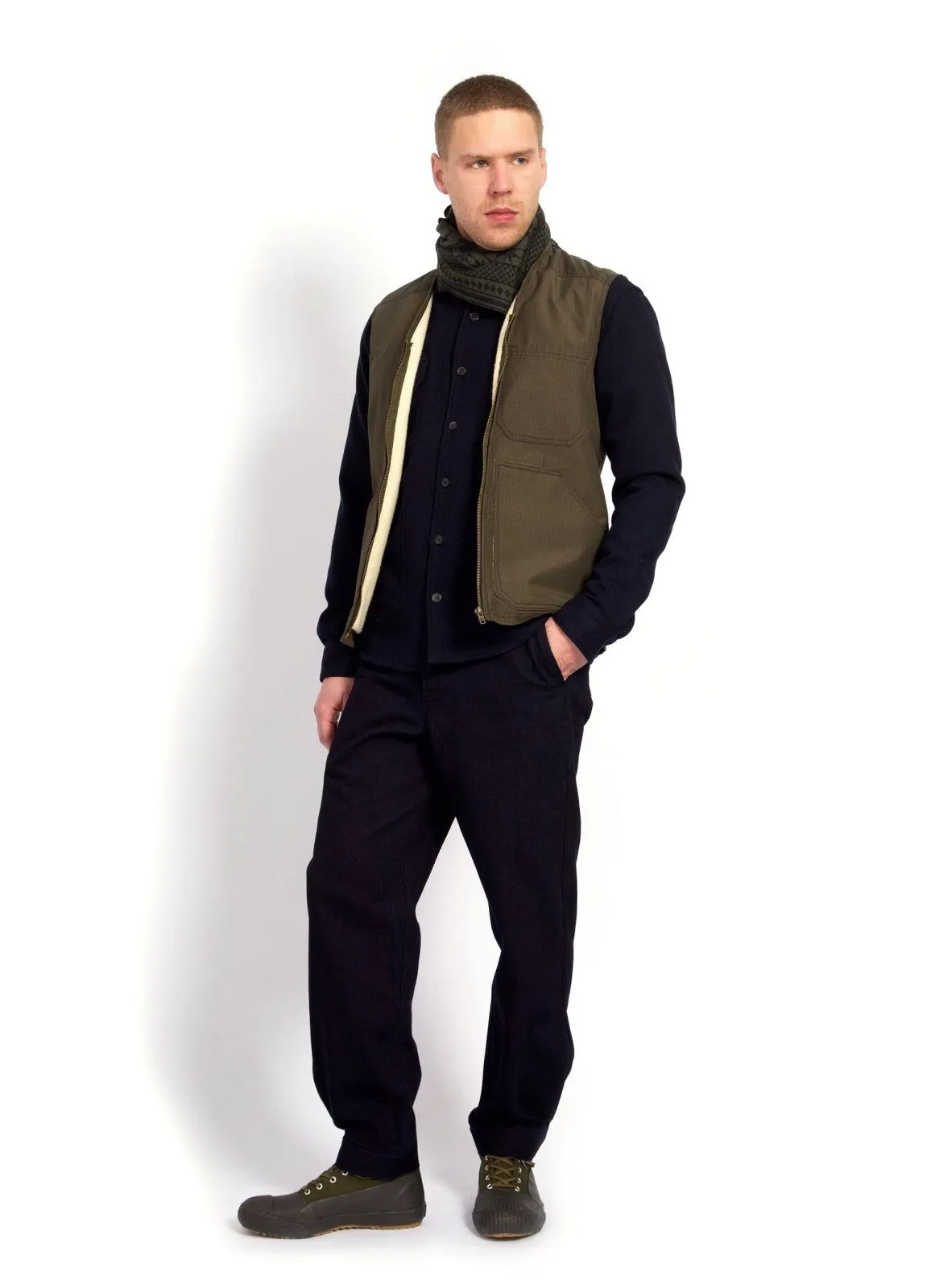 HERBERT | Lined Zipper Work Waistcoat | Tech Army