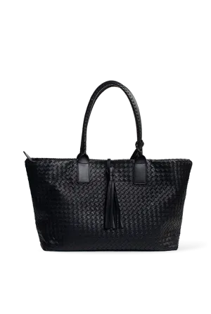 Intrecciato Tassel Tote Bag