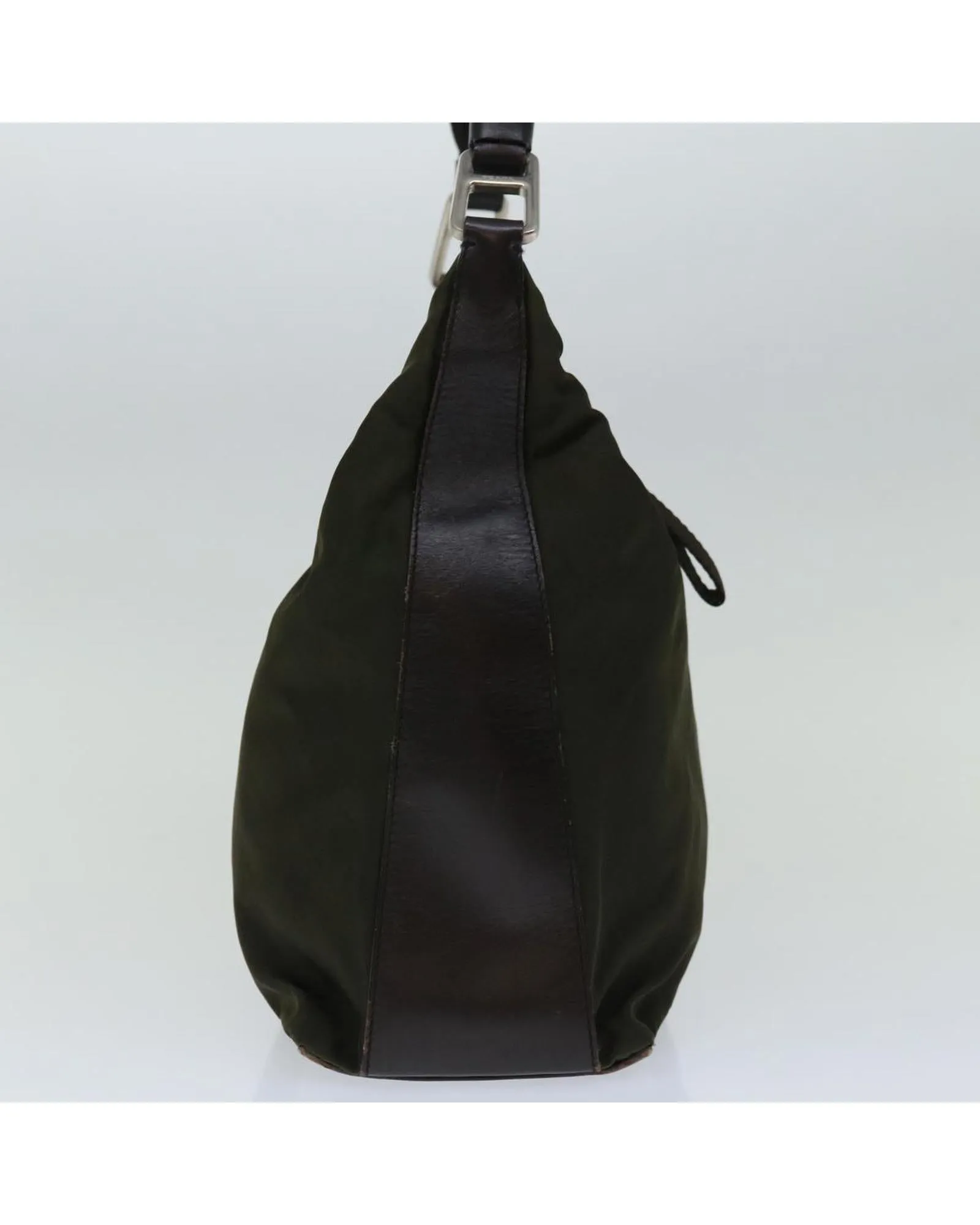 Khaki Nylon Shoulder Bag