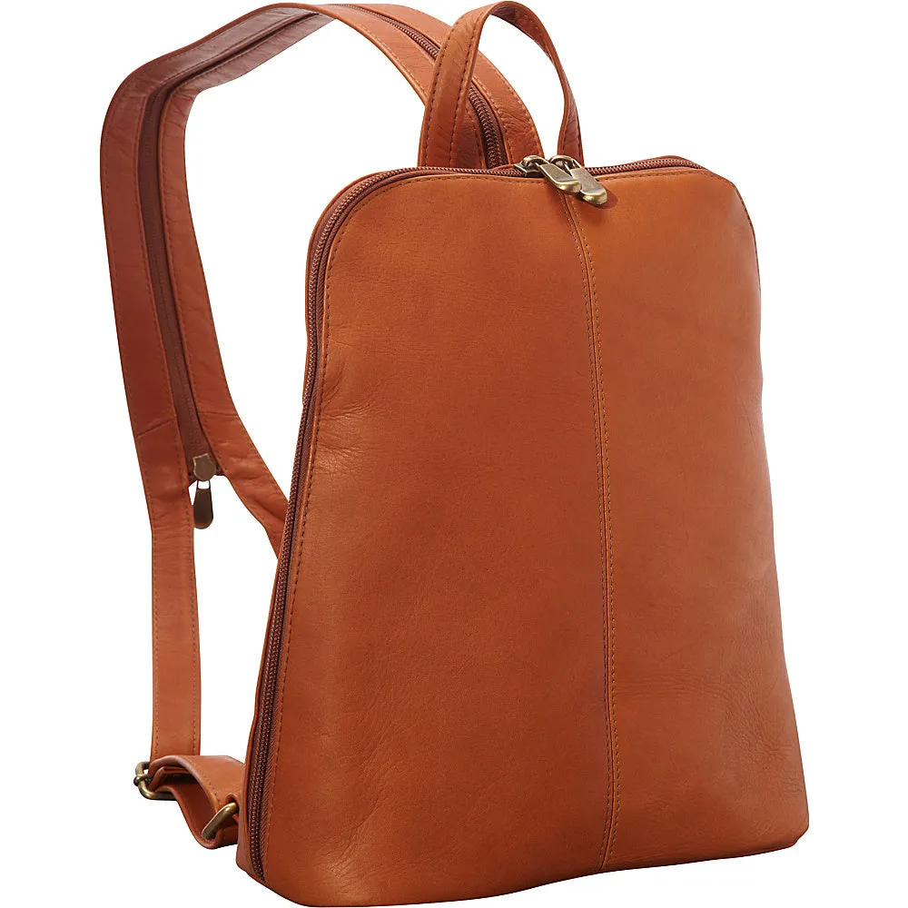 Le Donne Leather Womens Tech Friendly Backpack