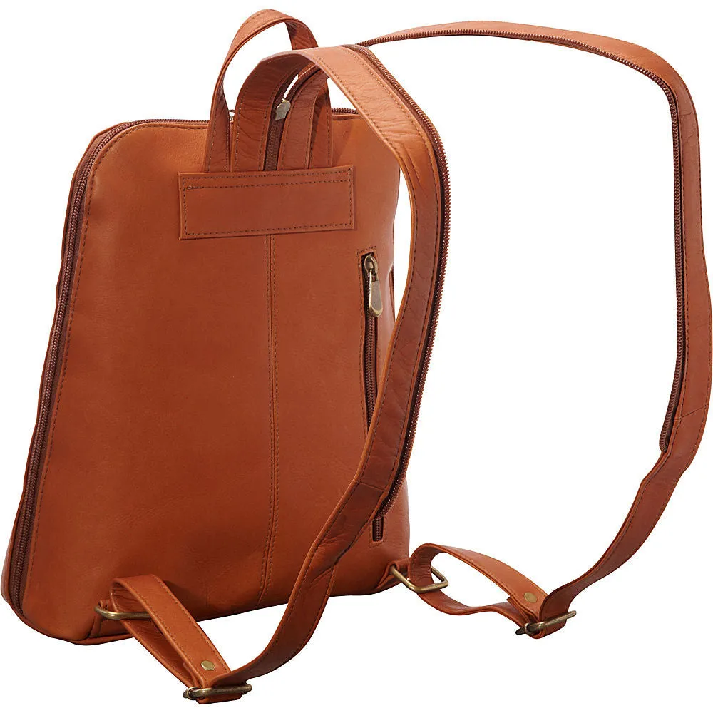 Le Donne Leather Womens Tech Friendly Backpack