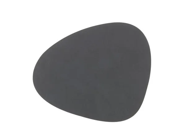 LindDNA Curve Placemat Anthracite Grey 24cm x 28cm