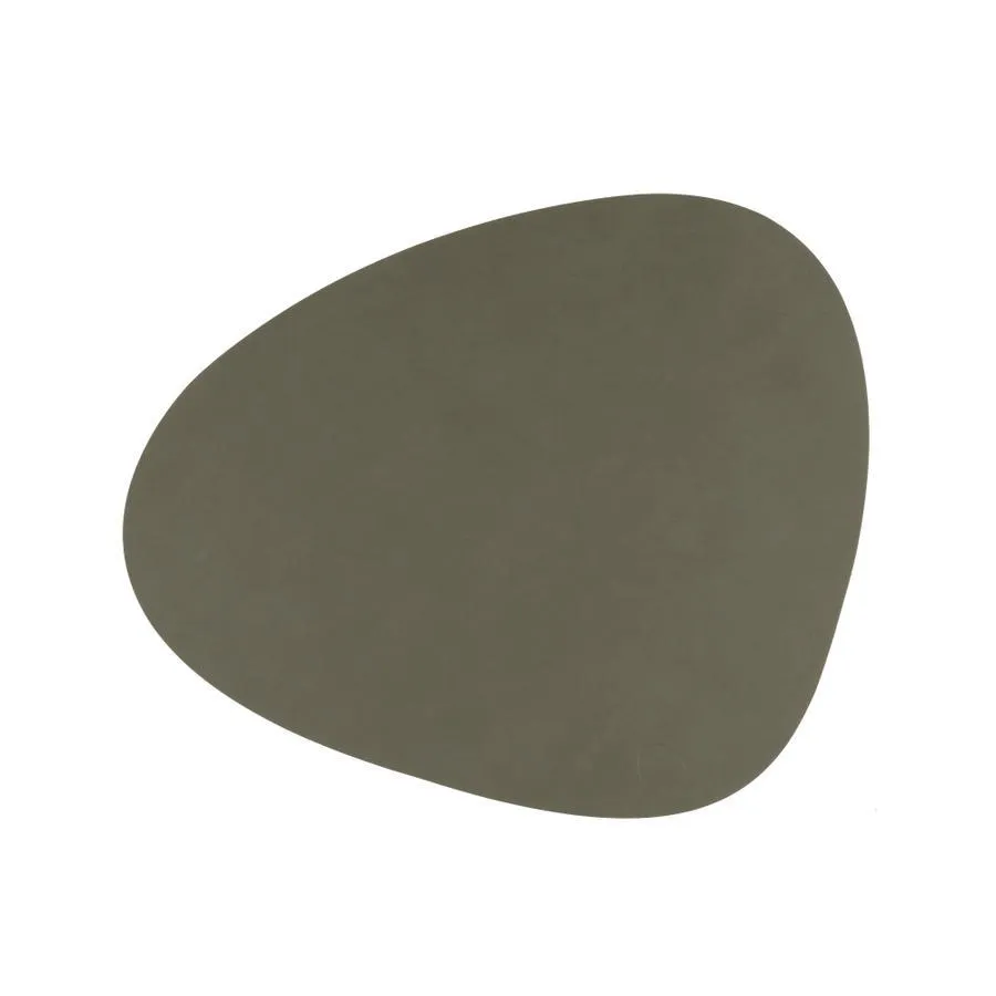 LindDNA Curve Placemat Army Green 37cm x 44cm