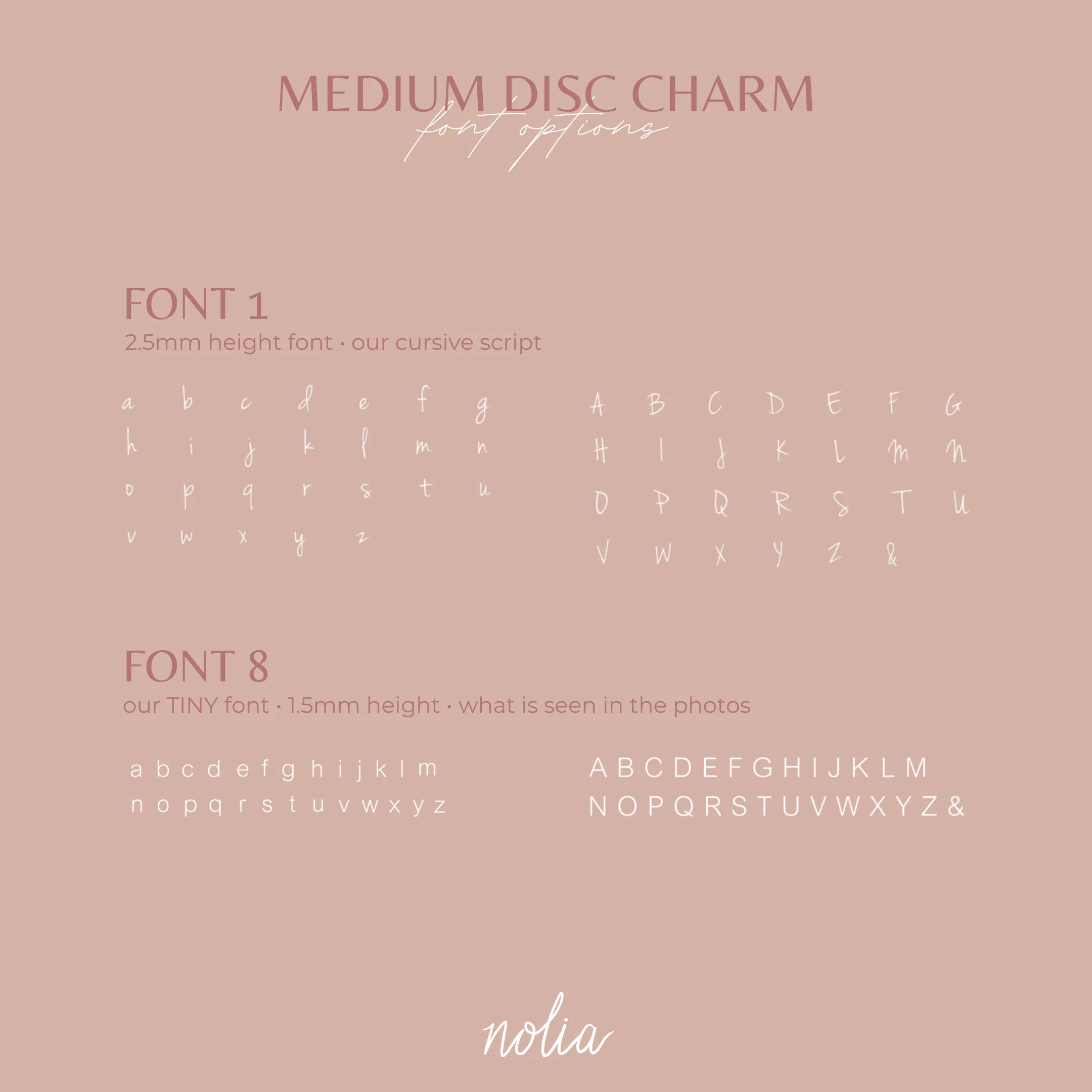 Medium Disc Charm • Add On