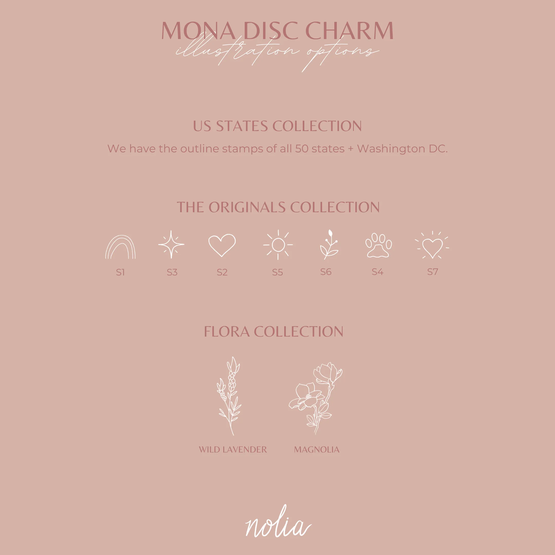 Mona Disc Charm • Add On