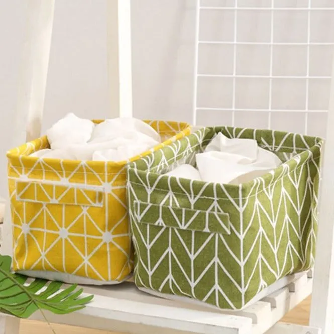 Multi Purpose Foldable Fabric Basket