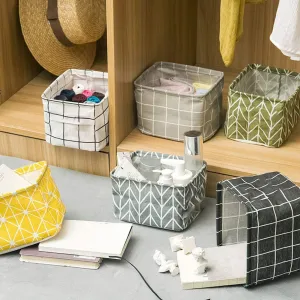 Multi Purpose Foldable Fabric Basket