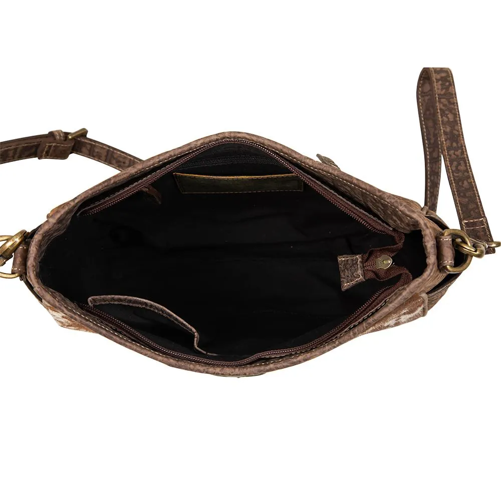 Myra Heartwood Leather Hairon Bag