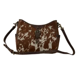 Myra Heartwood Leather Hairon Bag