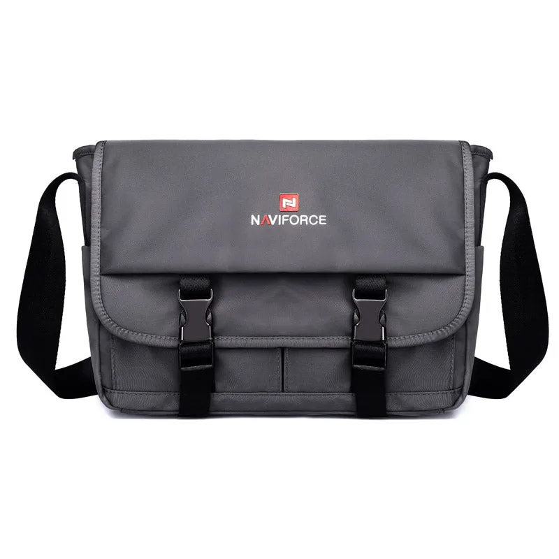 NAVIFORCE High Quality Men's Shoulder Bag Waterproof Fabric Crossbody Outdoor Bag Travel School Male Casual Shoulder Bag NFB6803