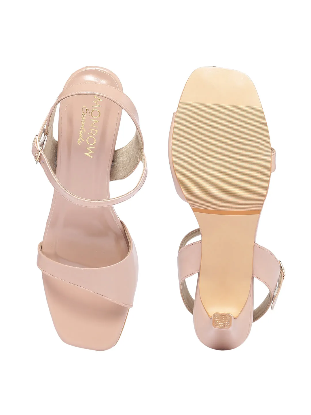 Oakley Beige Kitten Heels