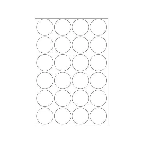 Office Pack Multi-purpose Label Round 25mm (2260)