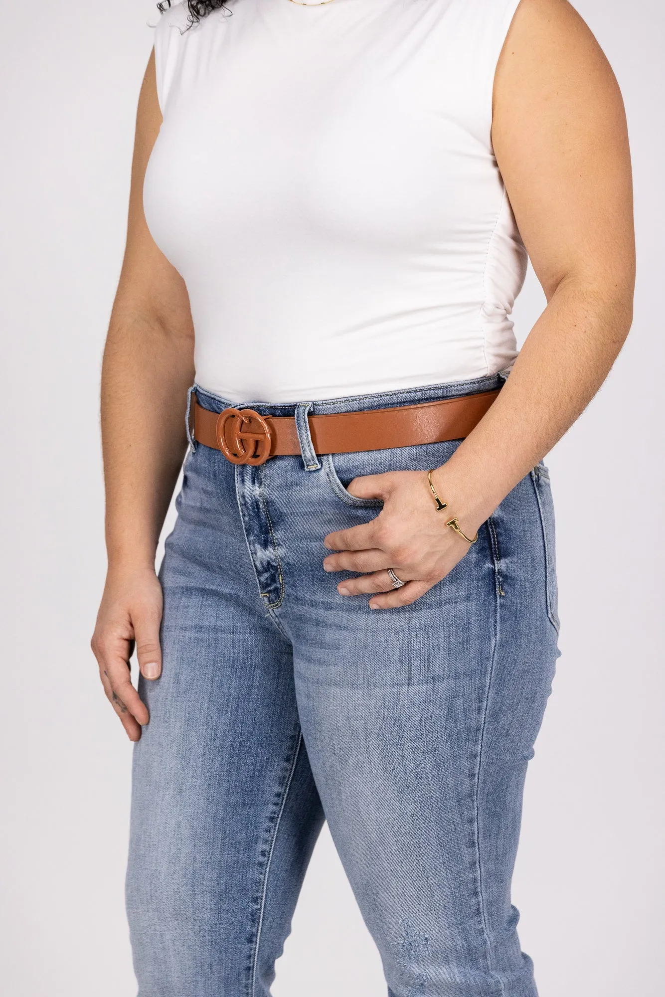 On The Go Buckle Plus Size Belt