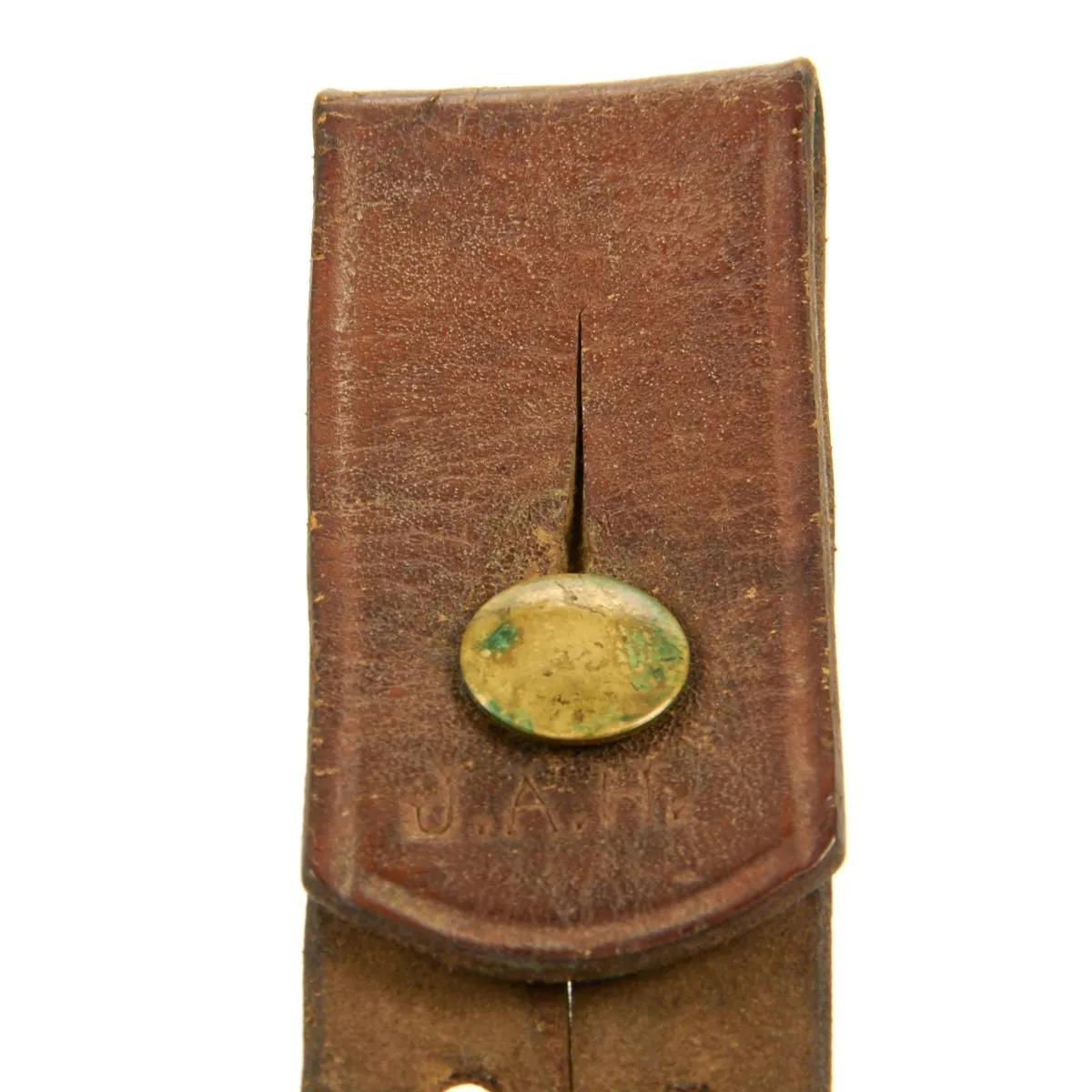 Original U.S. M1887 Springfield Trapdoor or Krag Rifle Leather Sling by Rock Island Arsenal