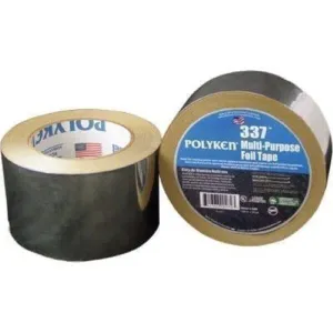 Polyken 337 3" Aluminum Multi-Purpose Plain Foil Tape