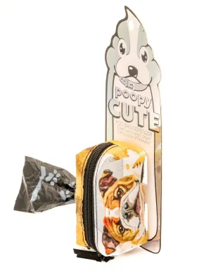 poopyCUTE | Cute Poop Bag Holder | DOGGIE Bulldog