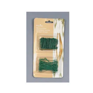 Premier Decorations Premier Decrorations Ornament Hooks, Green, Twin Pack 150