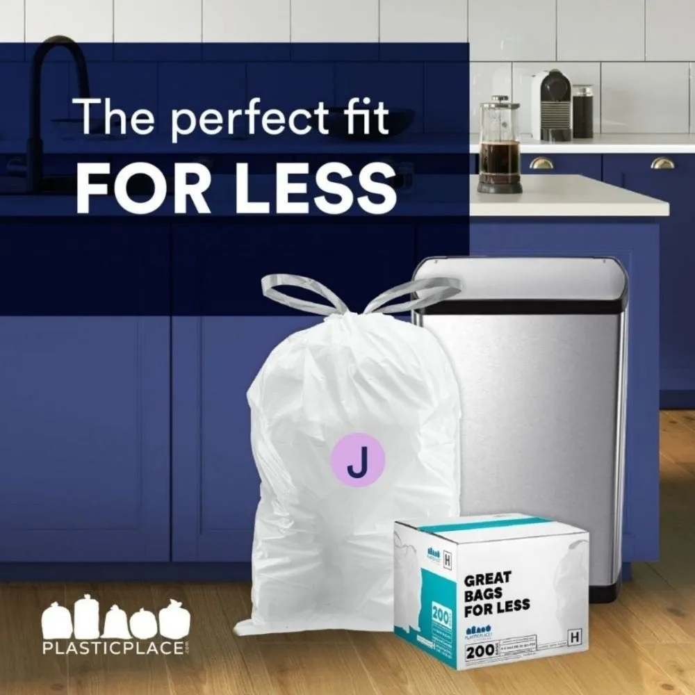 Simplehuman®* Compatible Trash Bags | Lavender & Vanilla Scented Bags - Code N - 12-13 Gallon - 200/Case