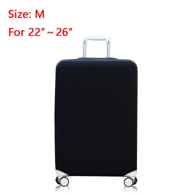 Suitcase Covers Luggage Cover Protector with Elastic Fabric Protect Suitcase from Scracth Reconizable Cover for Travelling