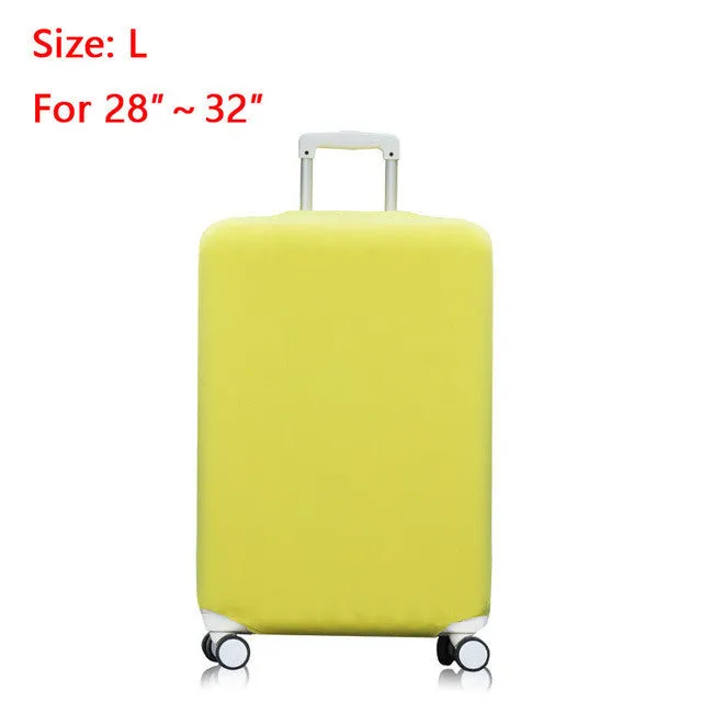 Suitcase Covers Luggage Cover Protector with Elastic Fabric Protect Suitcase from Scracth Reconizable Cover for Travelling