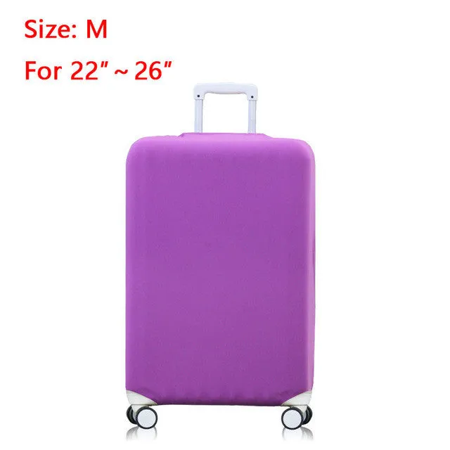 Suitcase Covers Luggage Cover Protector with Elastic Fabric Protect Suitcase from Scracth Reconizable Cover for Travelling