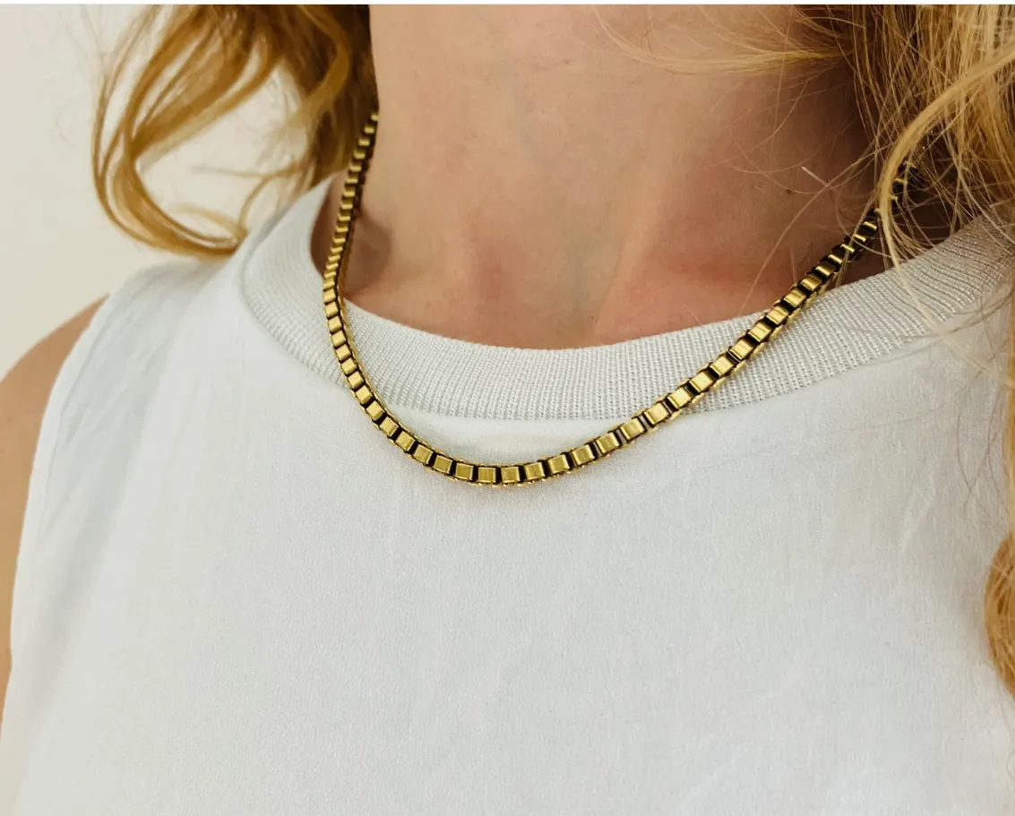 Tilly Doro - Box Chain Necklace