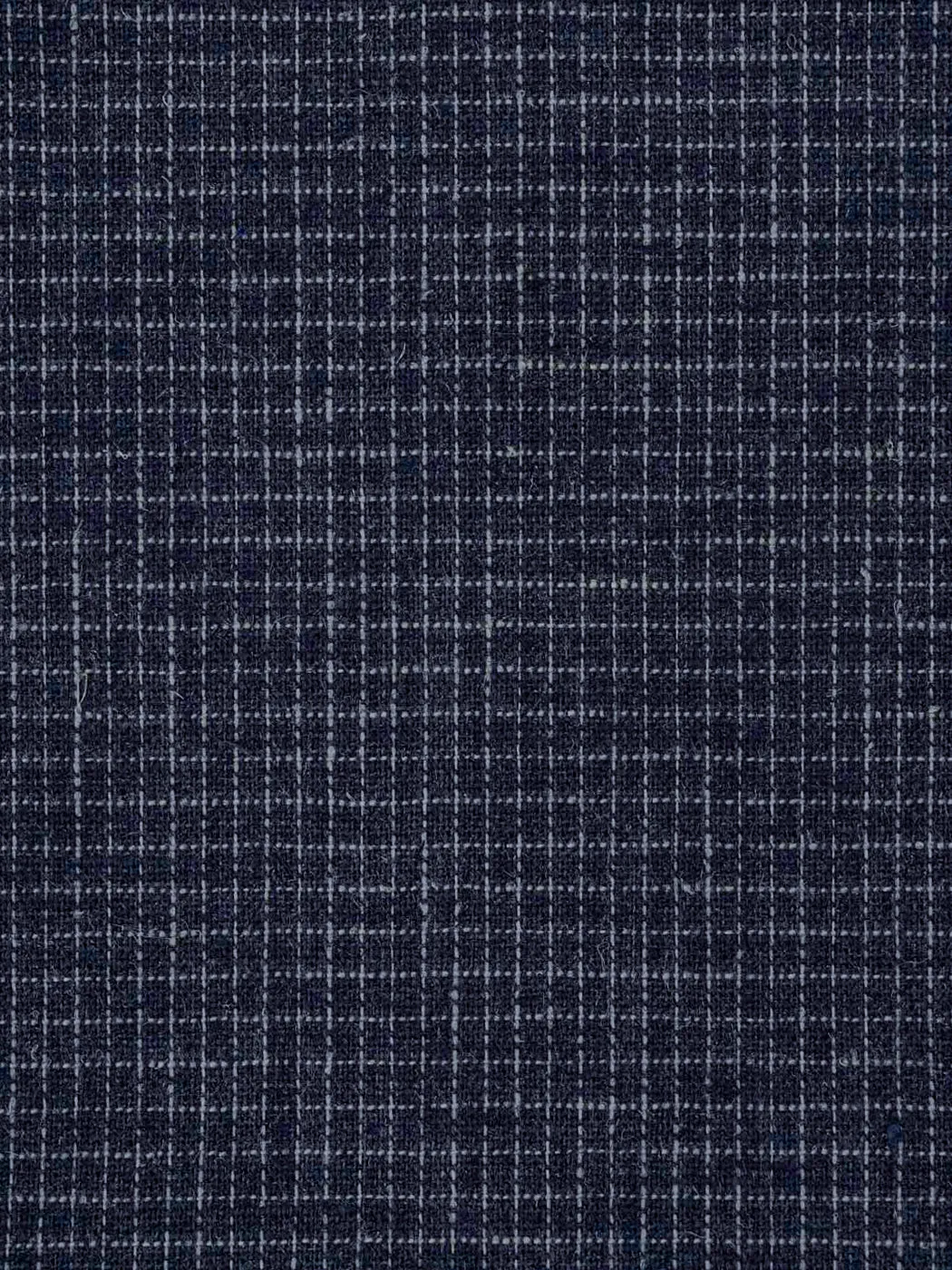 Tiny Square Plaid Hemp Blend Woven Fabric ( HP5813Y)