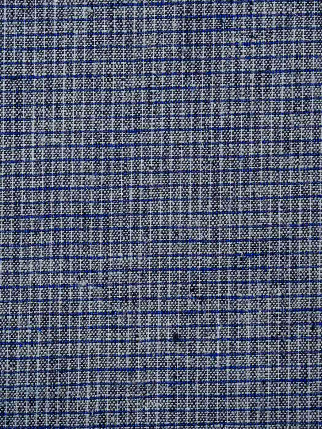 Tiny Square Plaid Hemp Blend Woven Fabric ( HP5813Y)