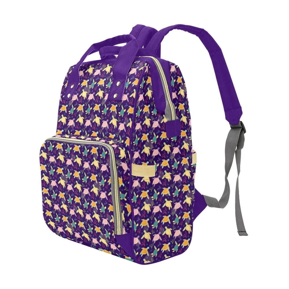 Turtles Multifunctional Diaper Backpack Bag