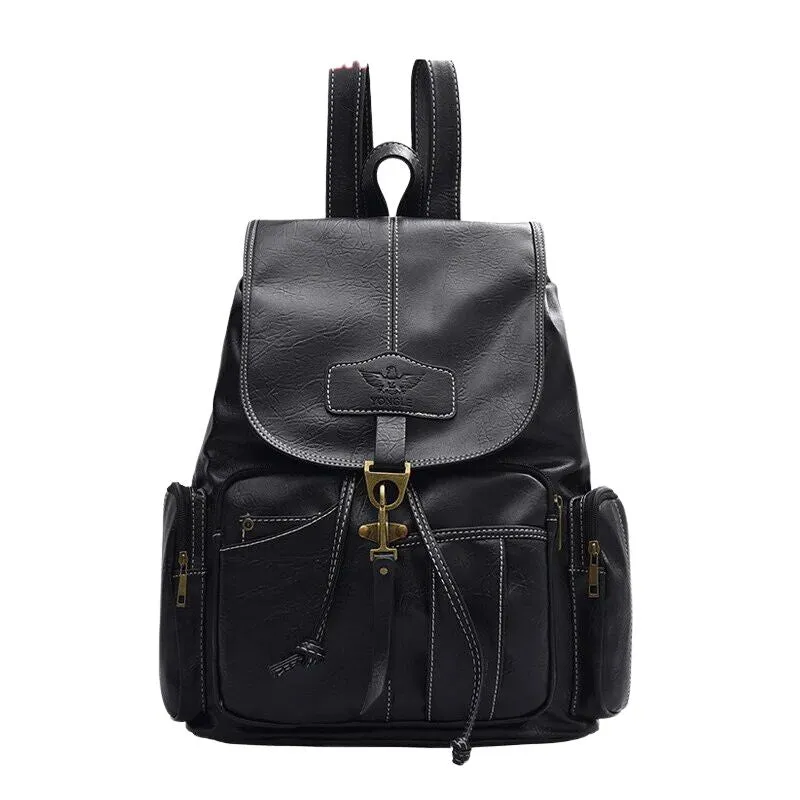 Vintage Women Backpack For Teenage Girls