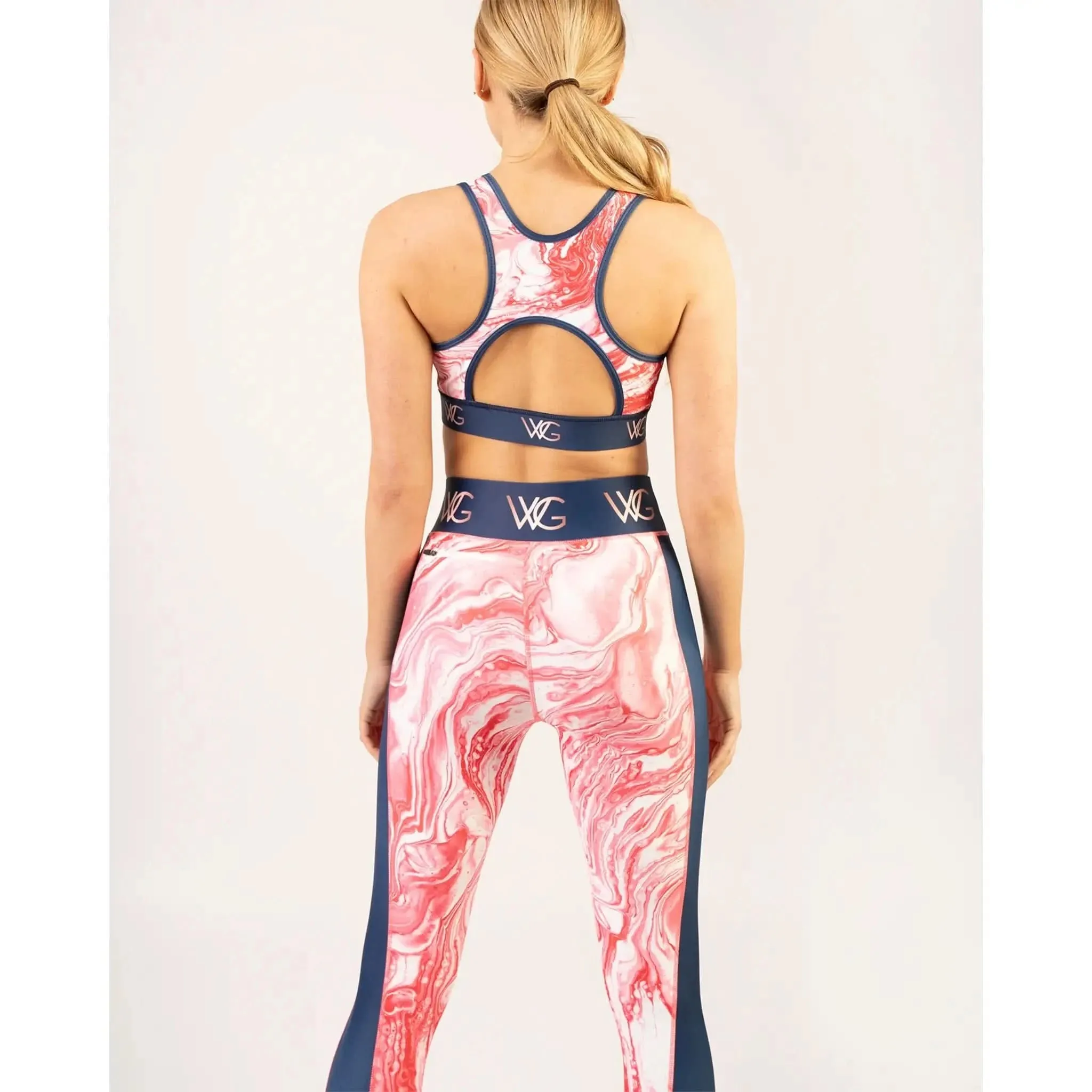 WG Flex Sustainable Pink Marble Leggings