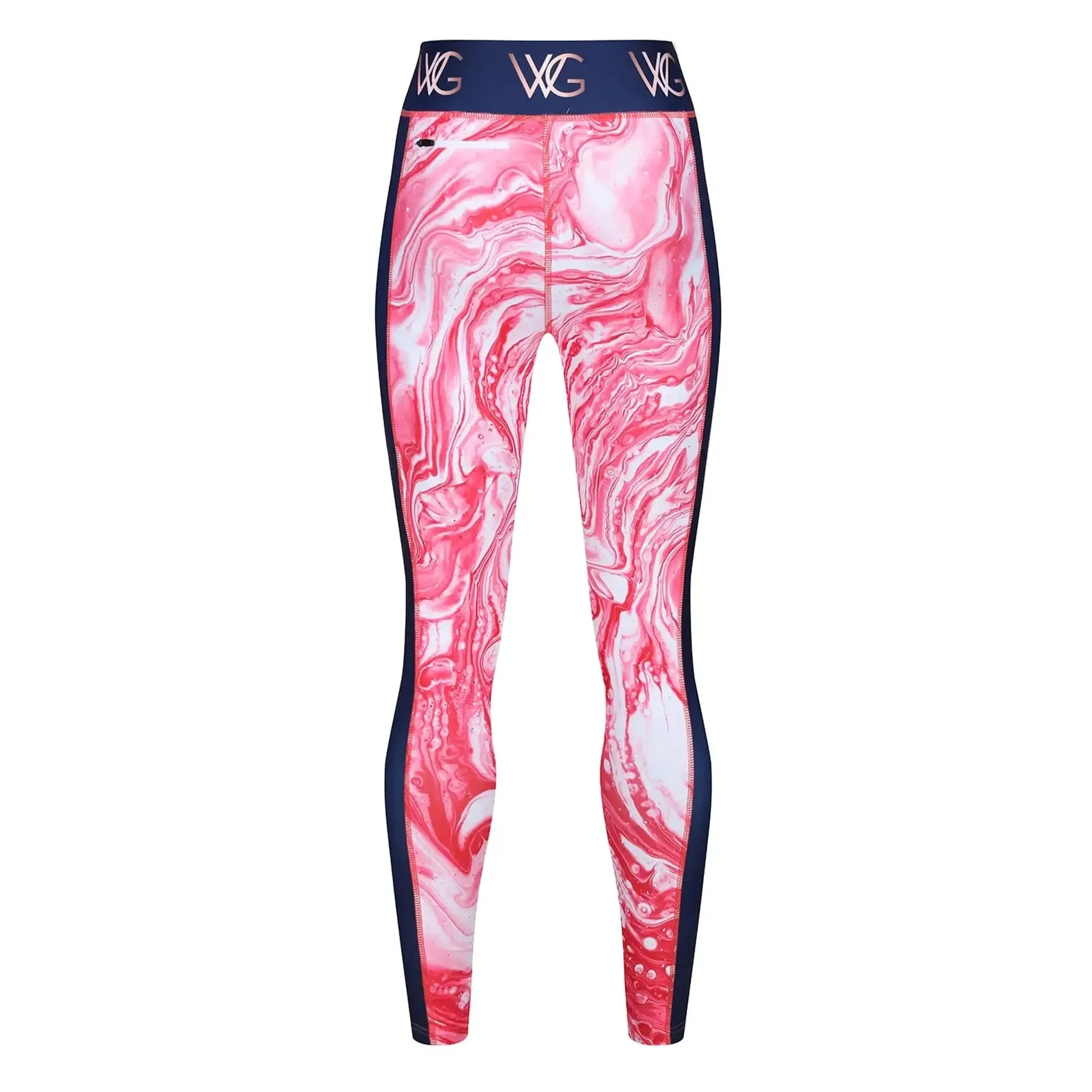 WG Flex Sustainable Pink Marble Leggings